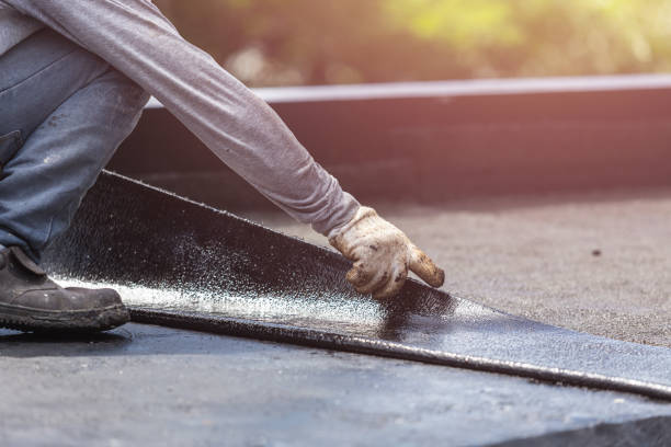 Professional Waterproofing technician working in Taylorsville, NC